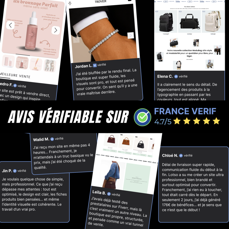 Boutique E-commerce | 10 Produits